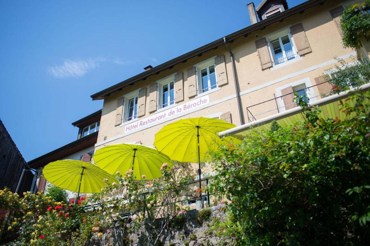 Hotel De La Beroche Saint-Aubin-Sauges Luaran gambar